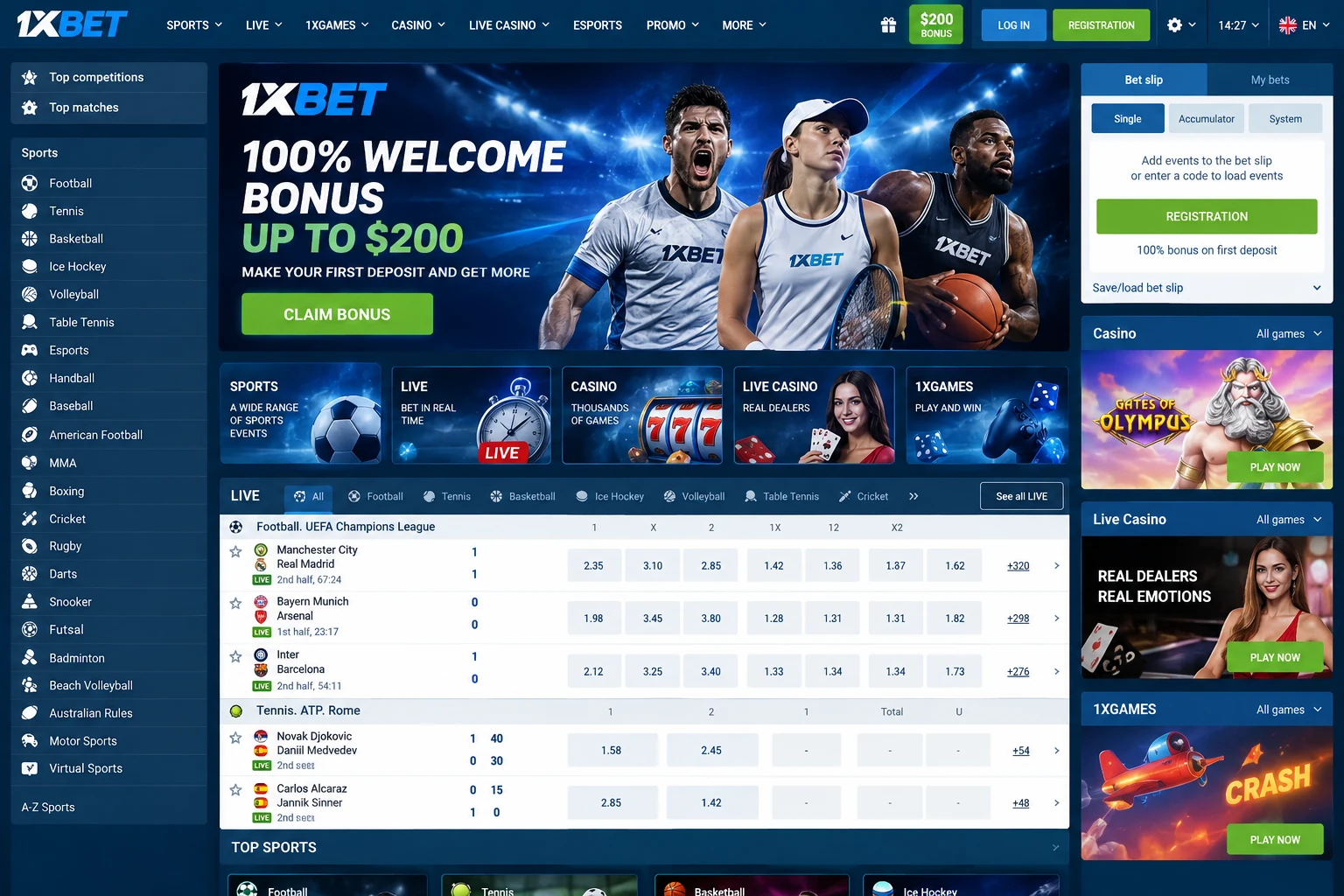 1xBet-welcome-bonus-homepage