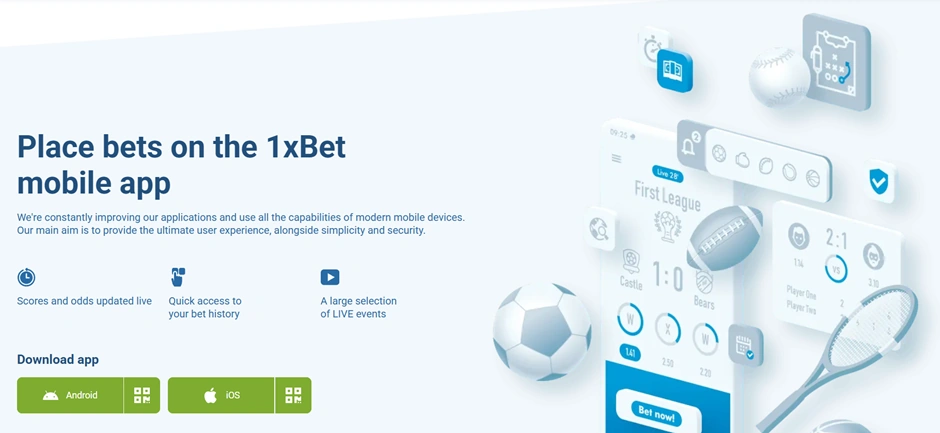 1xBet-mobile-app-betting-guide