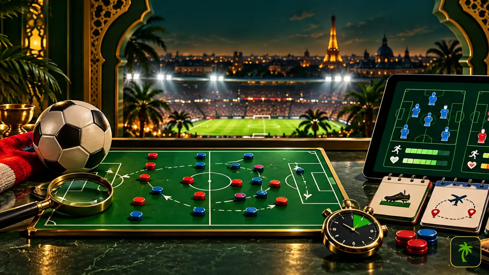 لوحة تكتيكية وإحصائيات التشكيلات وجدول المباريات وساعة توقيت لتحليل رهانات الدوري الفرنسي